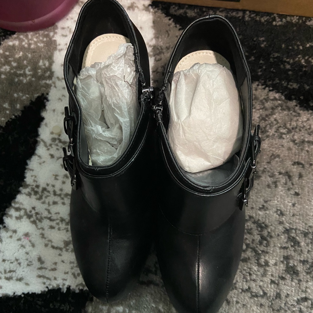 Anne Klein Brand New Wedge Booties 65